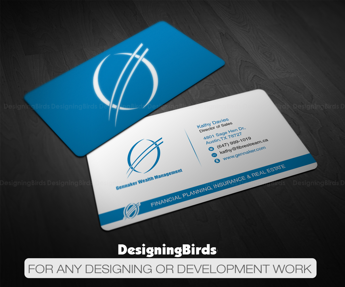 Business Card Design by Designing Birds for Gennaker Capital LLC | Design #18942516
