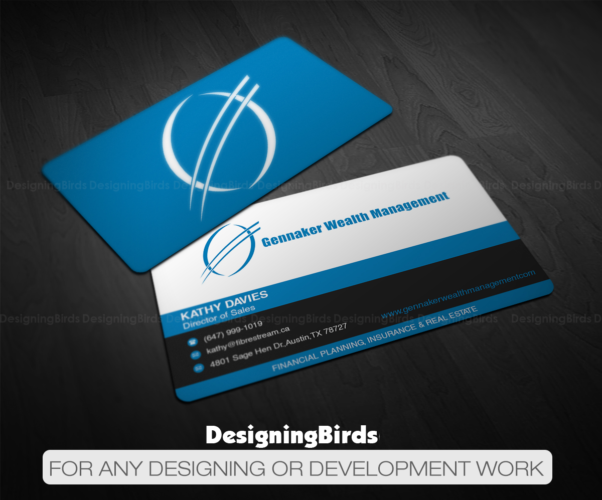 Business Card Design by Designing Birds for Gennaker Capital LLC | Design #18942548