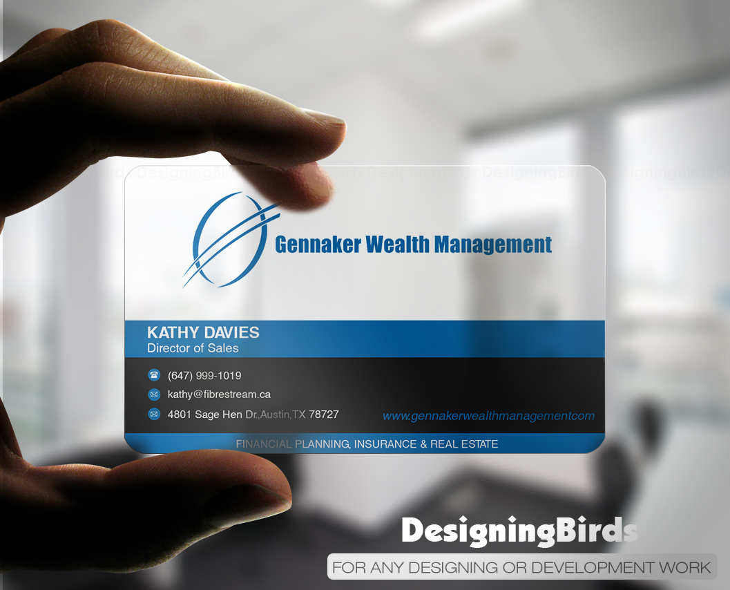Business Card Design by Designing Birds for Gennaker Capital LLC | Design #18942579