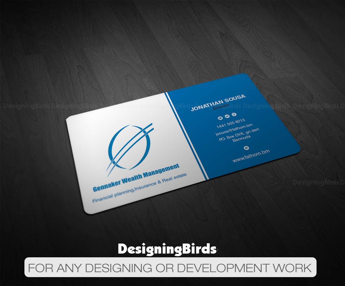 Business Card Design by Designing Birds for Gennaker Capital LLC | Design #18943691