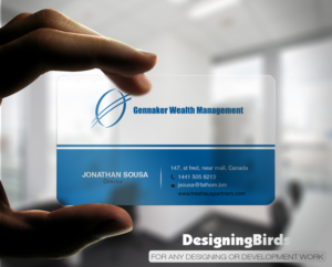 Business Card Design by Designing Birds for Gennaker Capital LLC | Design: #18944001