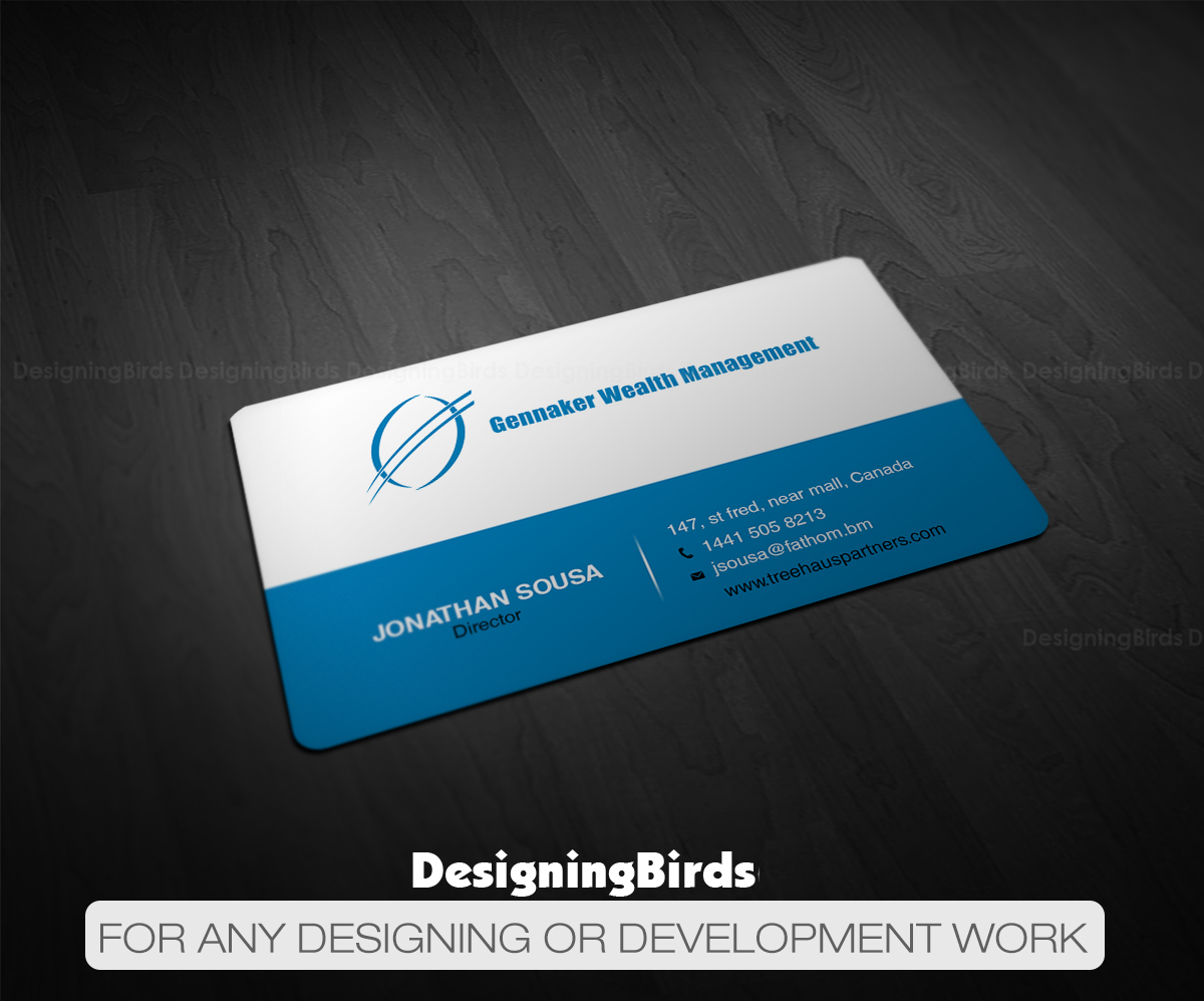 Business Card Design by Designing Birds for Gennaker Capital LLC | Design #18944002