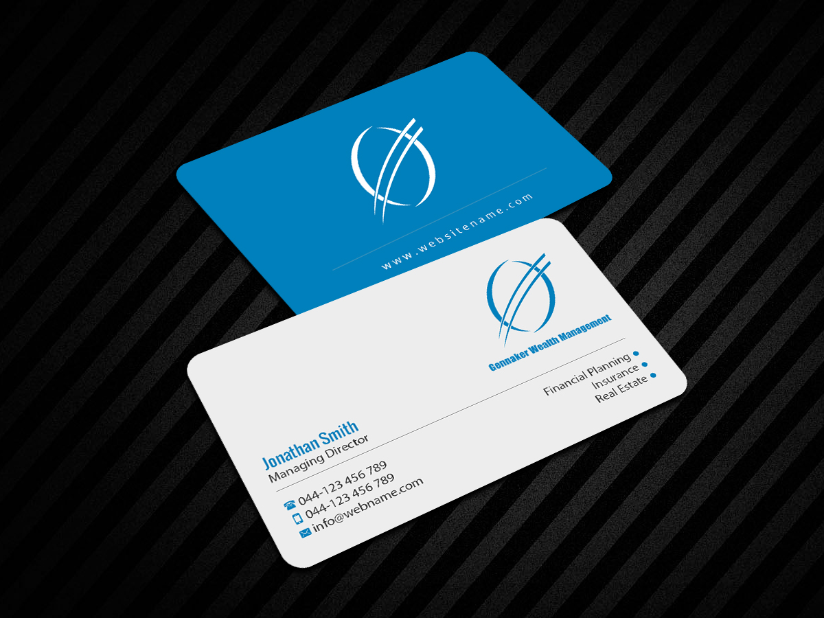 Business Card Design by Creations Box 2015 for Gennaker Capital LLC | Design #18940773