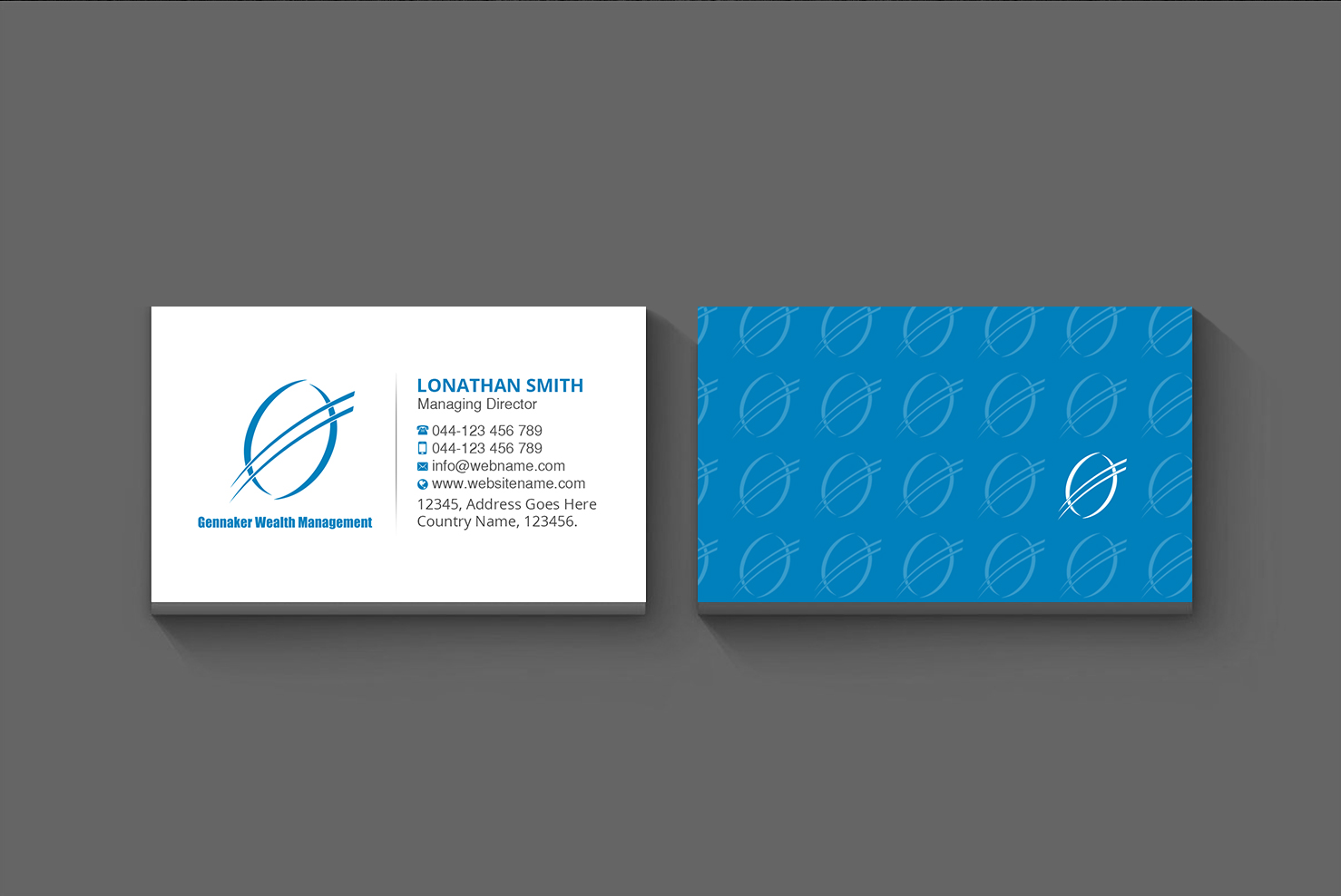 Business Card Design by Creations Box 2015 for Gennaker Capital LLC | Design #18940781
