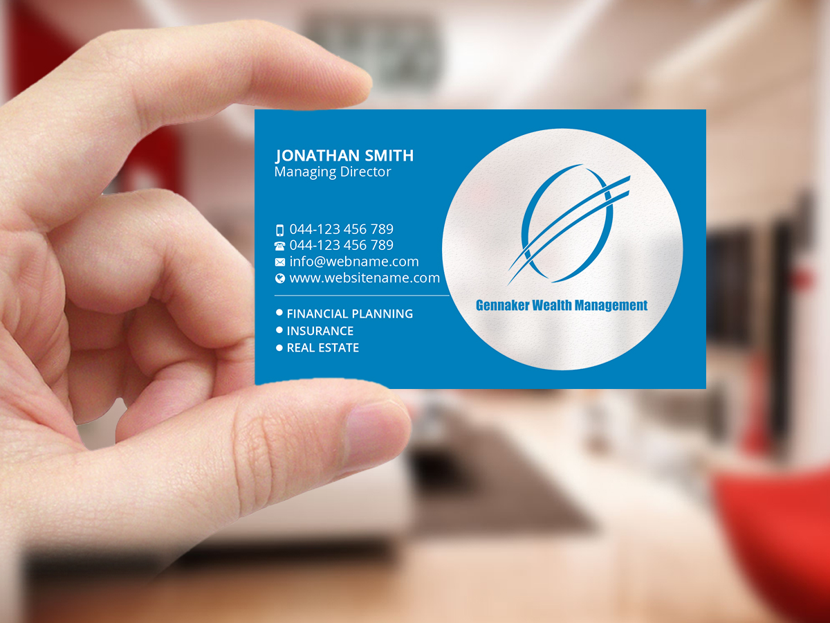 Business Card Design by Creations Box 2015 for Gennaker Capital LLC | Design #18940798