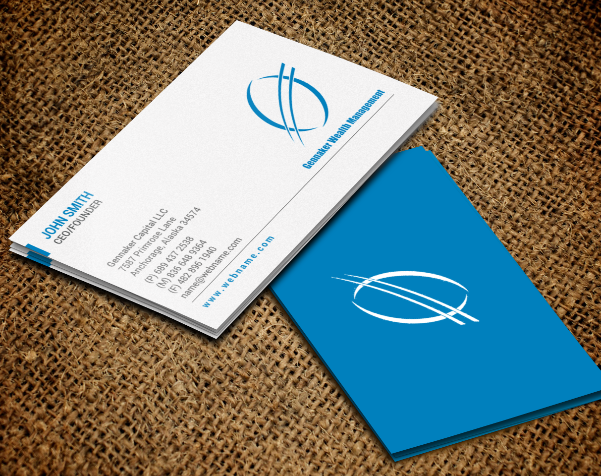 Business Card Design by chandrayaan.creative for Gennaker Capital LLC | Design #18937949