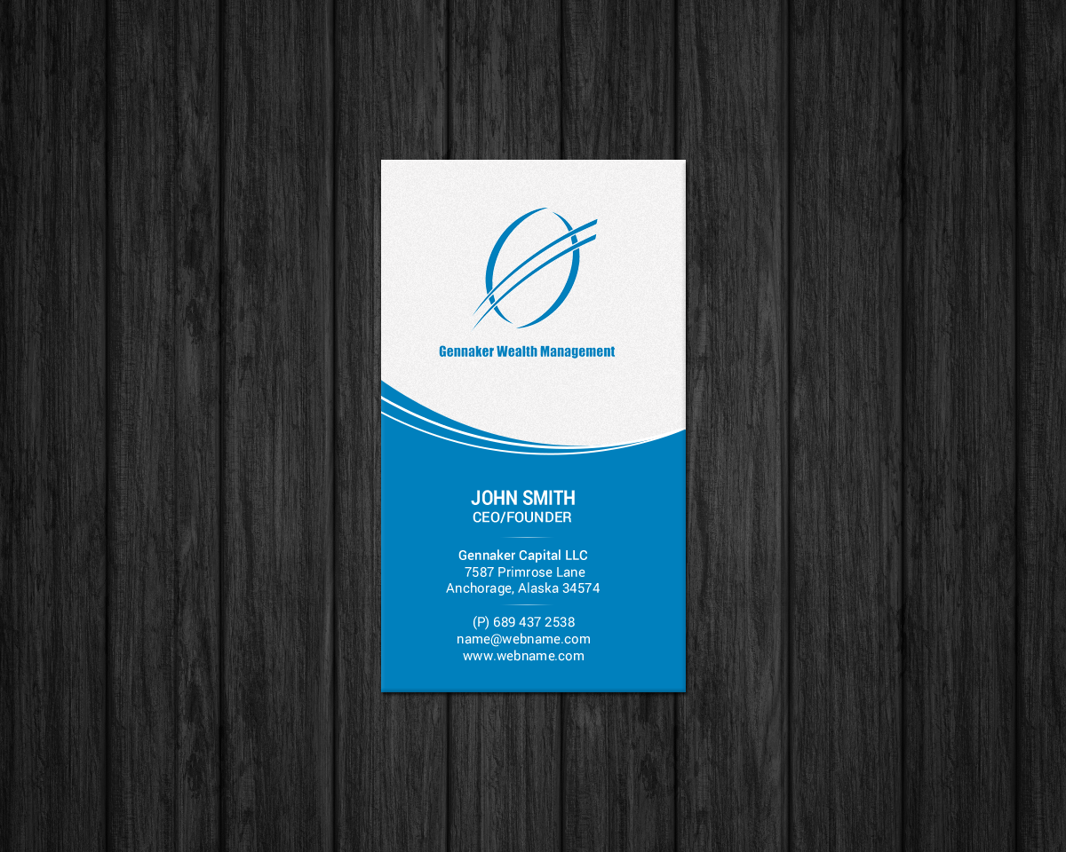 Business Card Design by chandrayaan.creative for Gennaker Capital LLC | Design #18937978