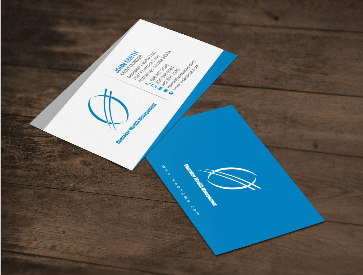 Business Card Design by chandrayaan.creative for Gennaker Capital LLC | Design #18938877
