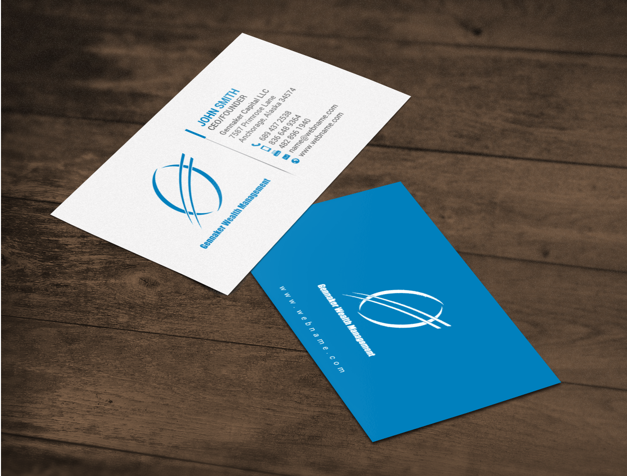 Business Card Design by chandrayaan.creative for Gennaker Capital LLC | Design #18938878