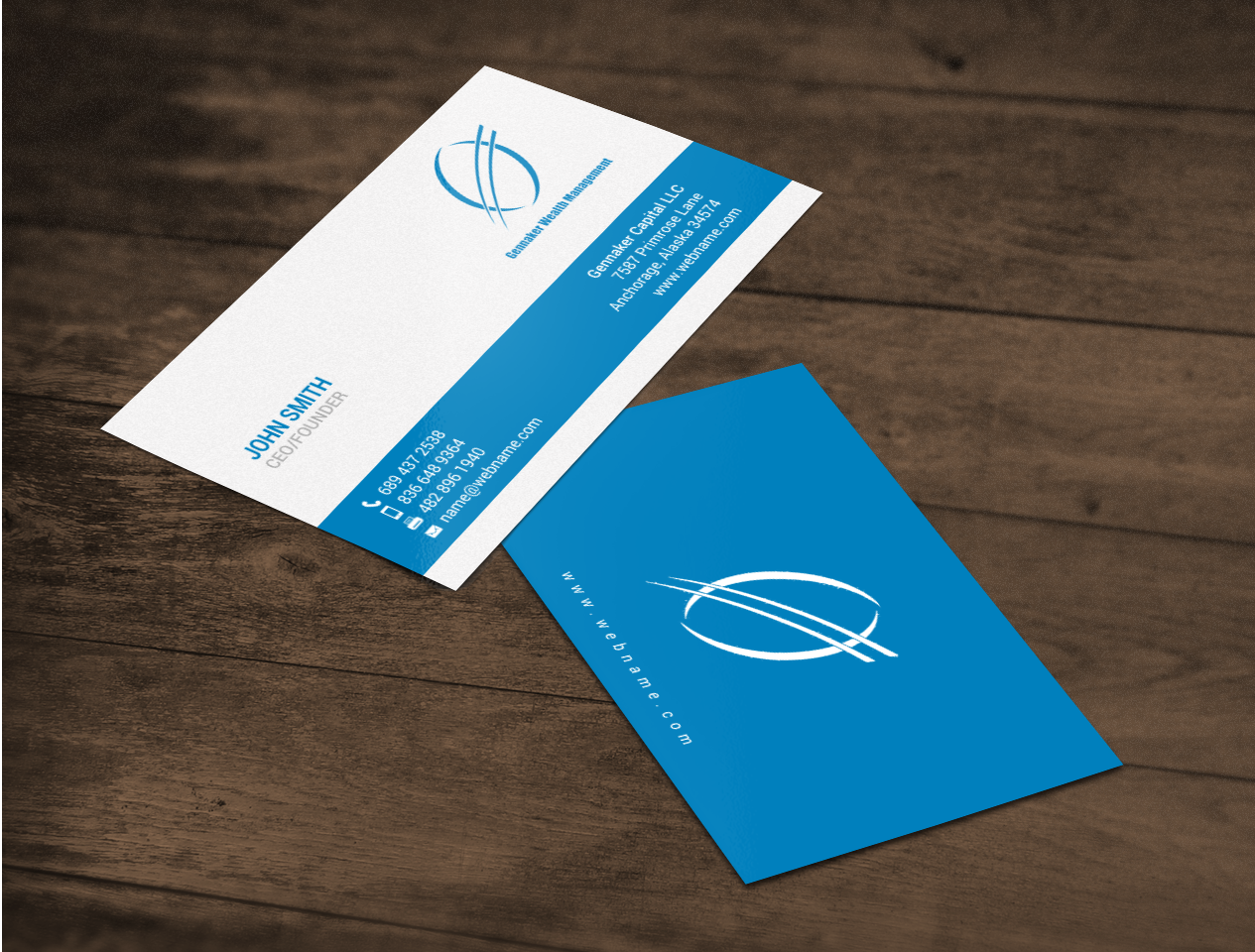 Business Card Design by chandrayaan.creative for Gennaker Capital LLC | Design #18938881