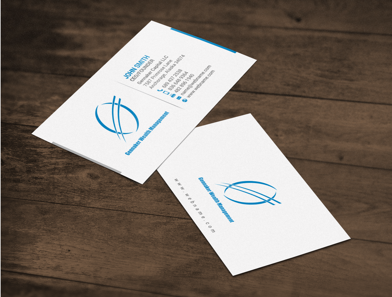 Business Card Design by chandrayaan.creative for Gennaker Capital LLC | Design #18938883