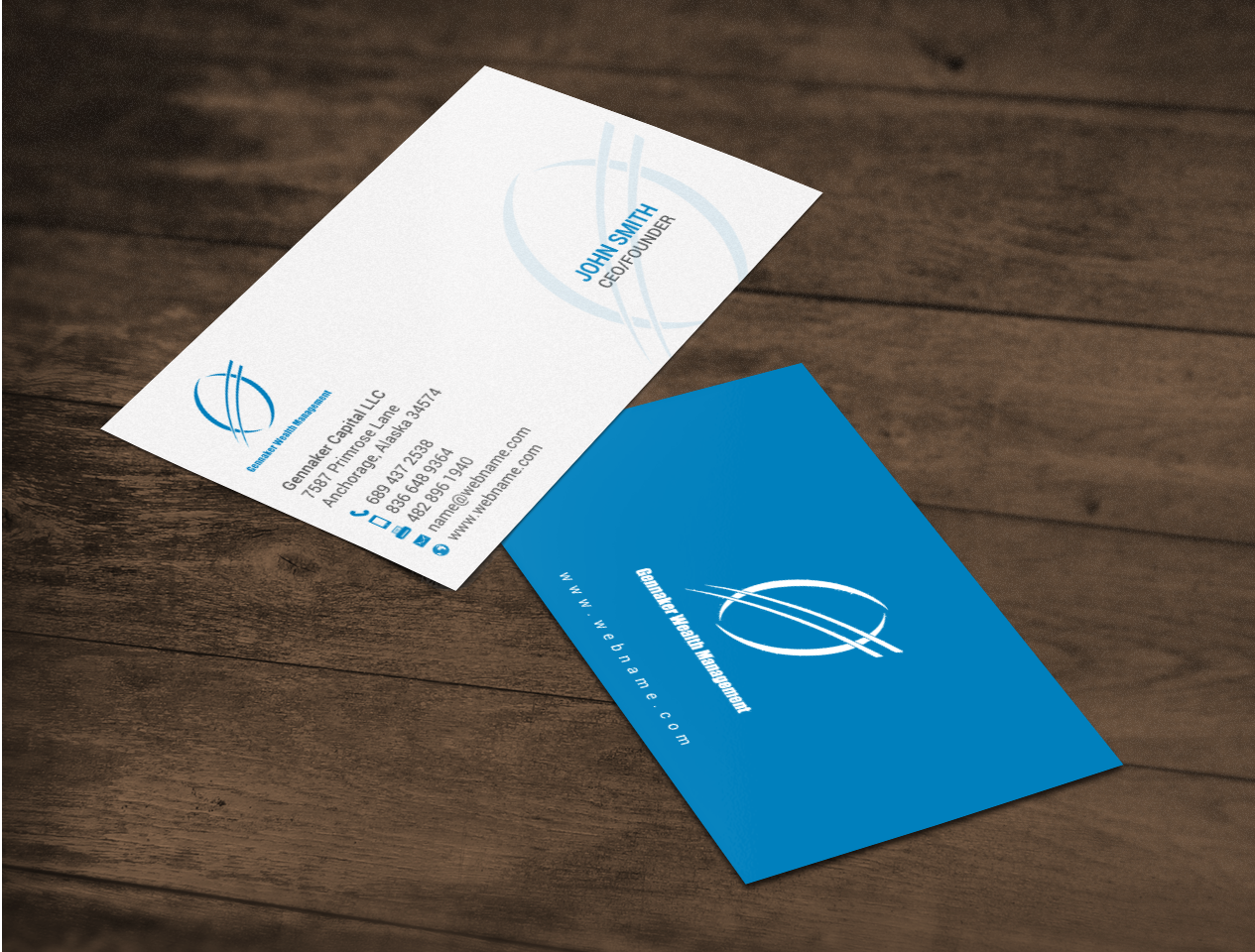 Business Card Design by chandrayaan.creative for Gennaker Capital LLC | Design #18939686