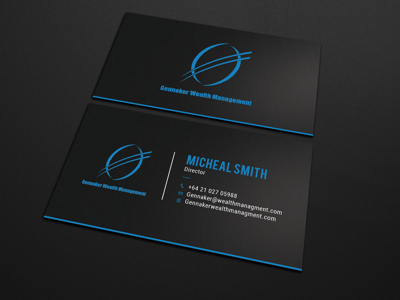 Business Card Design by Tripti Ranjan Gain for Gennaker Capital LLC | Design #18936838