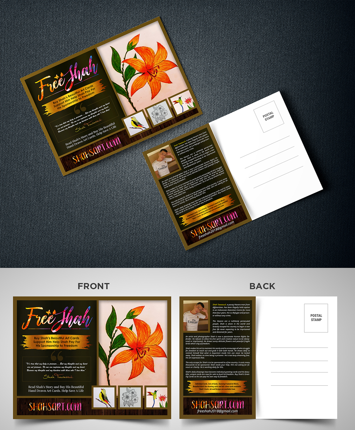 Design de Carte Postale par SAI DESIGNS pour ce projet | Design #18959897