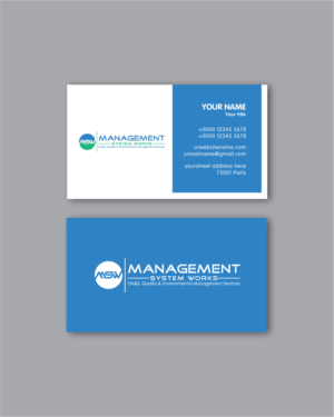 Diseño de Logo por A S design @ para Management System Works Pty Ltd | Diseño: #18965400