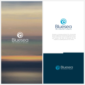 Logo to include company name at the bottom 'Bluesea International' as an option | Diseño de Logo por madeli