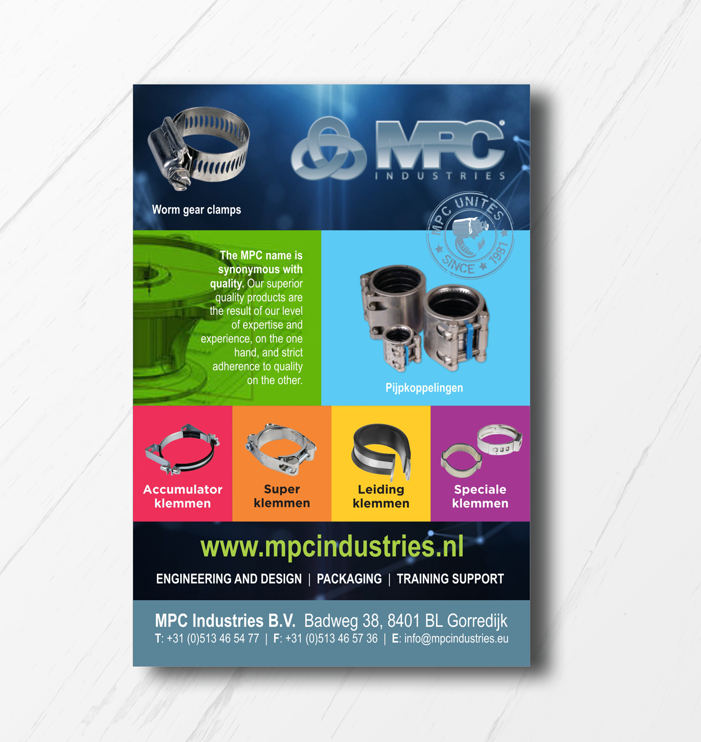 Advertisement Design by uk for MPC Industries BV | Design #18951178
