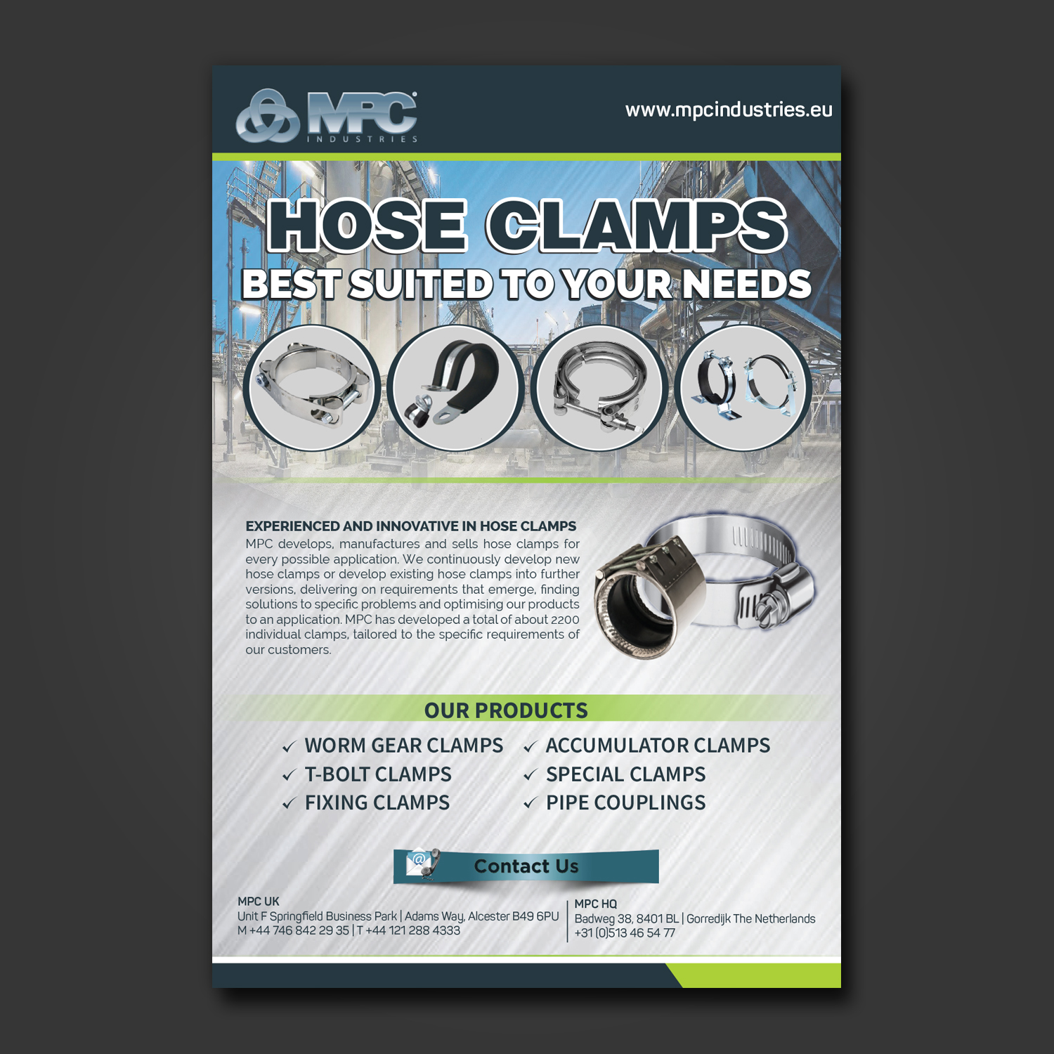 Advertisement Design by paulkanjosh for MPC Industries BV | Design #18952393