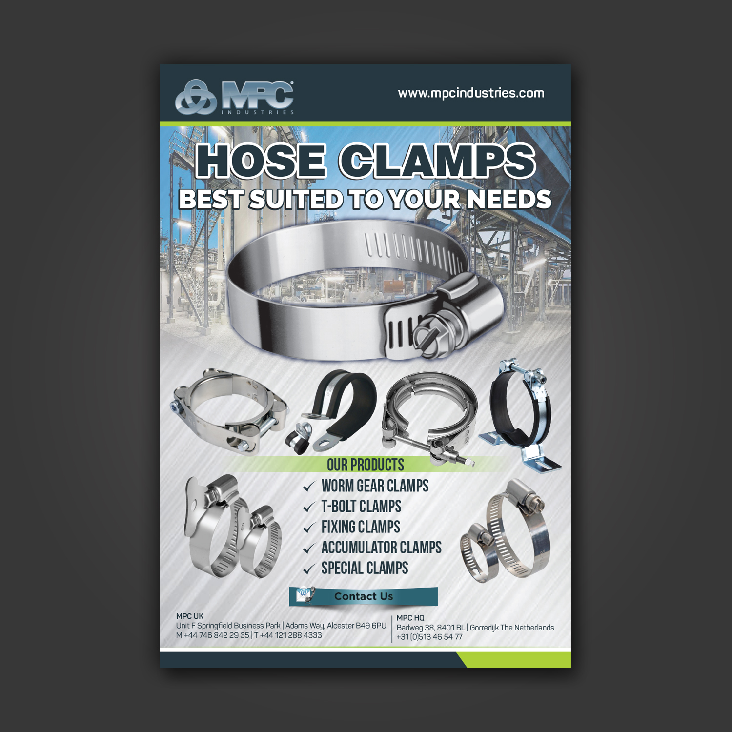 Werbe-Design von paulkanjosh für MPC Industries BV | Design #18960289