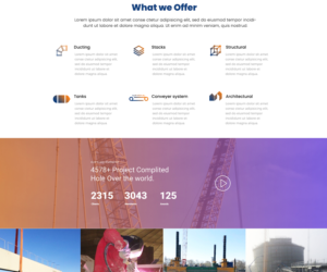 Wordpress Design by DominicDesign for Thompson Welding & Construction | Design: #18957933
