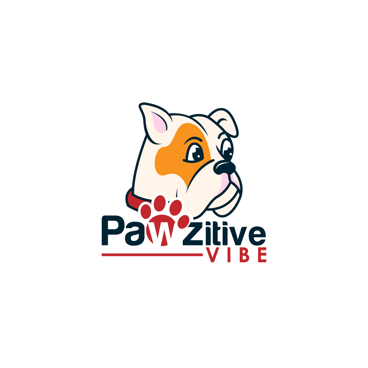 Logo Design by creative.bugs for Pawzitive Vibe - ellro dist | Design #18972387