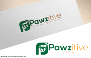 Logo Design by A S design @ for Pawzitive Vibe - ellro dist | Design: #18985436