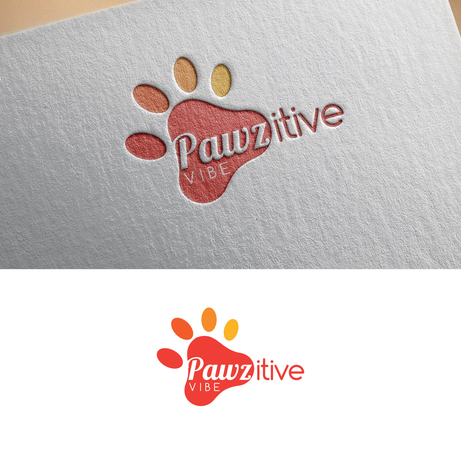 Logo Design by concepts for Pawzitive Vibe - ellro dist | Design #19009136