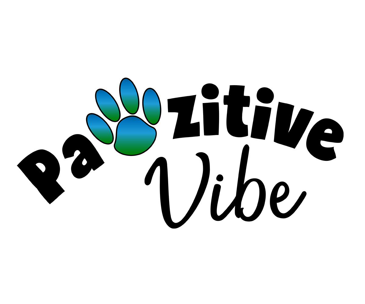 Logo Design by aegoggiano for Pawzitive Vibe - ellro dist | Design #19004567