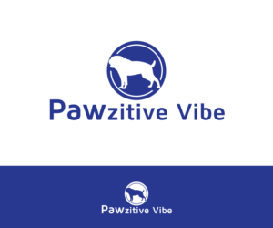 Logo Design by designmind78 for Pawzitive Vibe - ellro dist | Design: #18980685