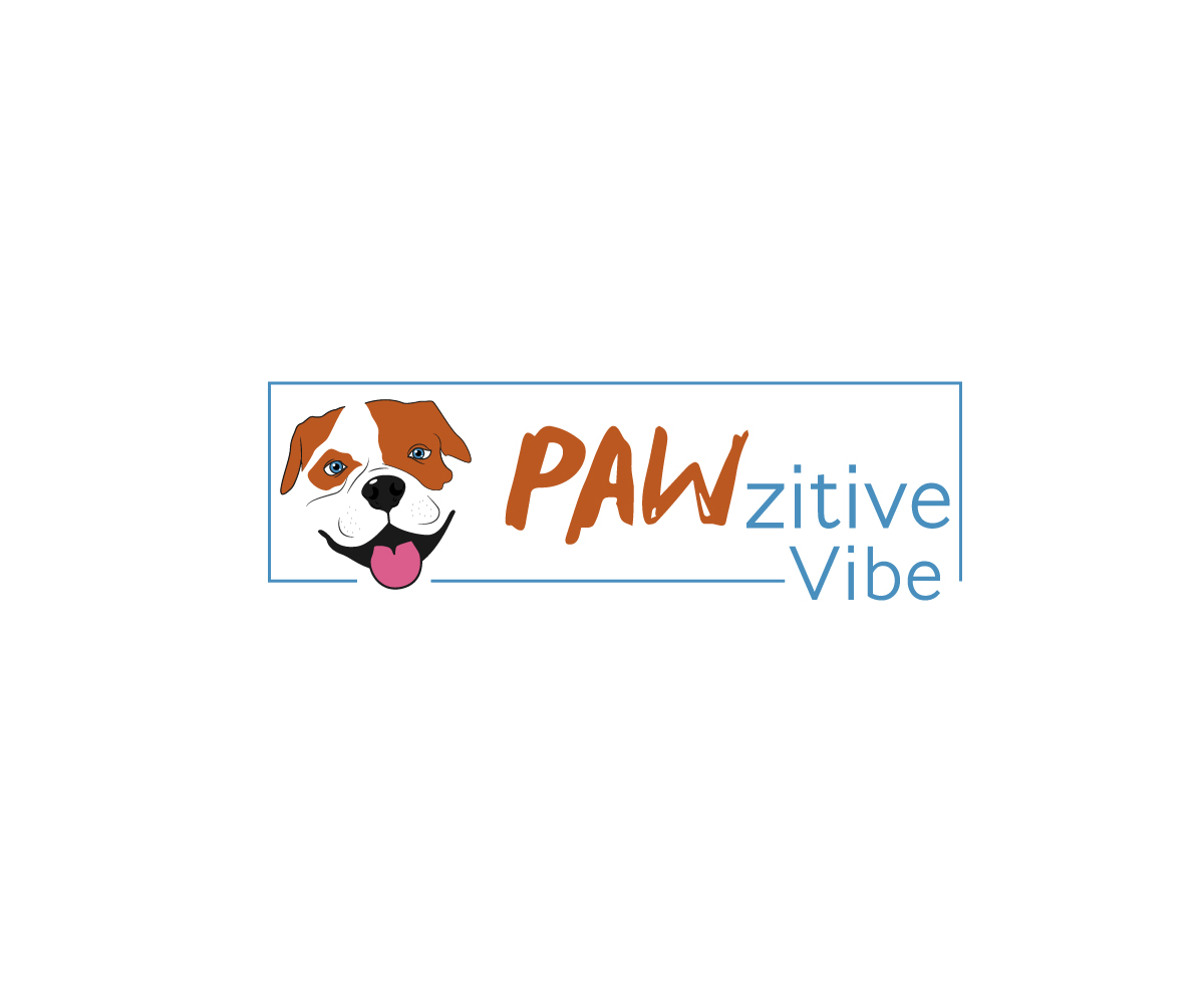 Logo Design by katemedsj for Pawzitive Vibe - ellro dist | Design #19000819
