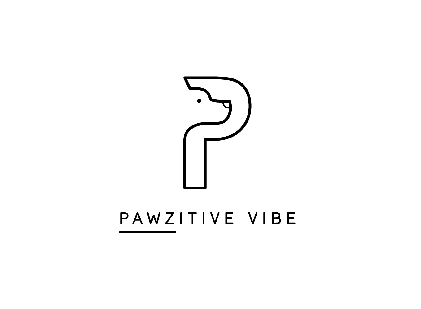 Logo Design by phillip.ko for Pawzitive Vibe - ellro dist | Design #18970775