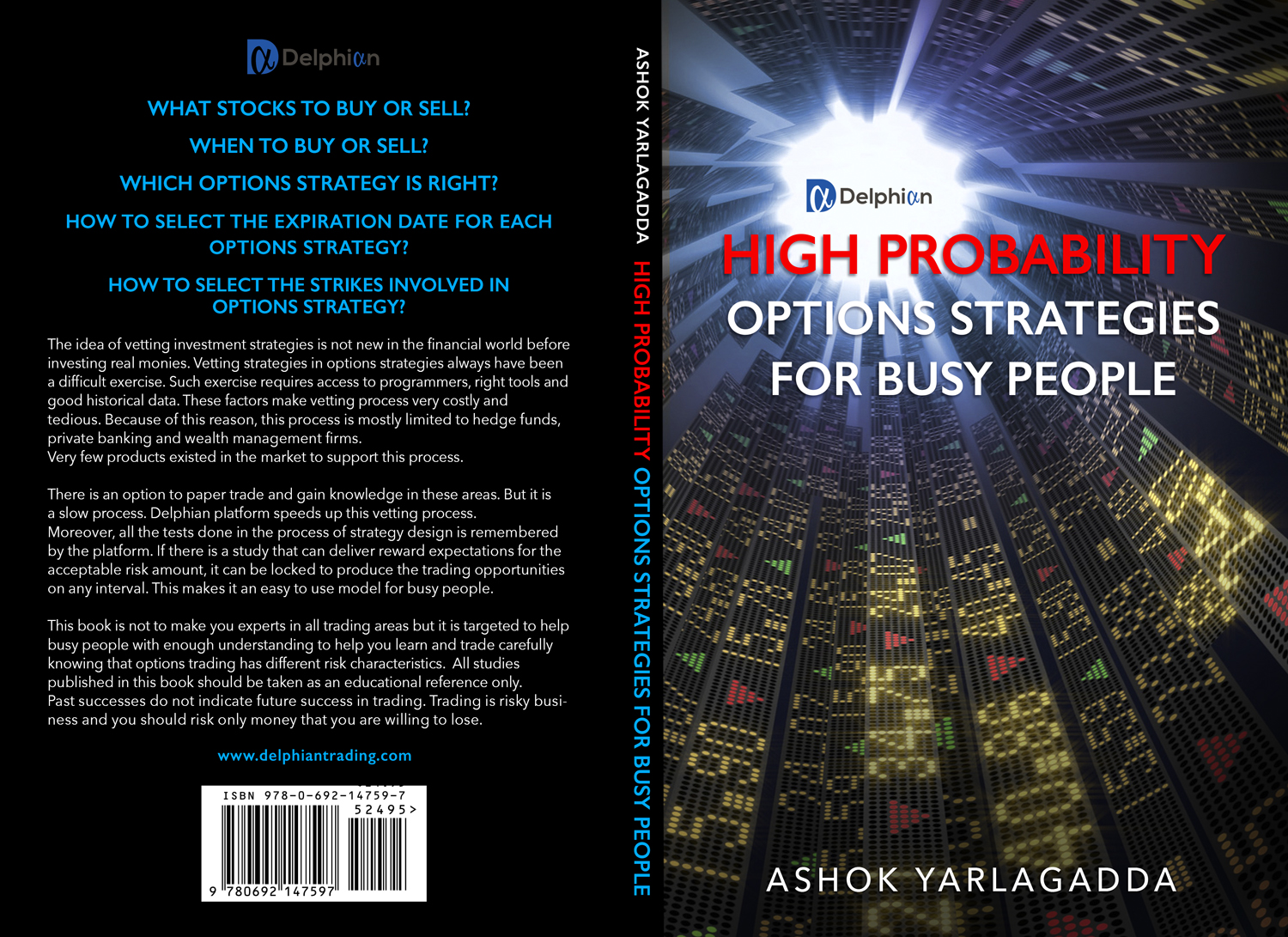 Diseño de portada de libro por illuminati-design para Delphian Trading | Diseño #19029085