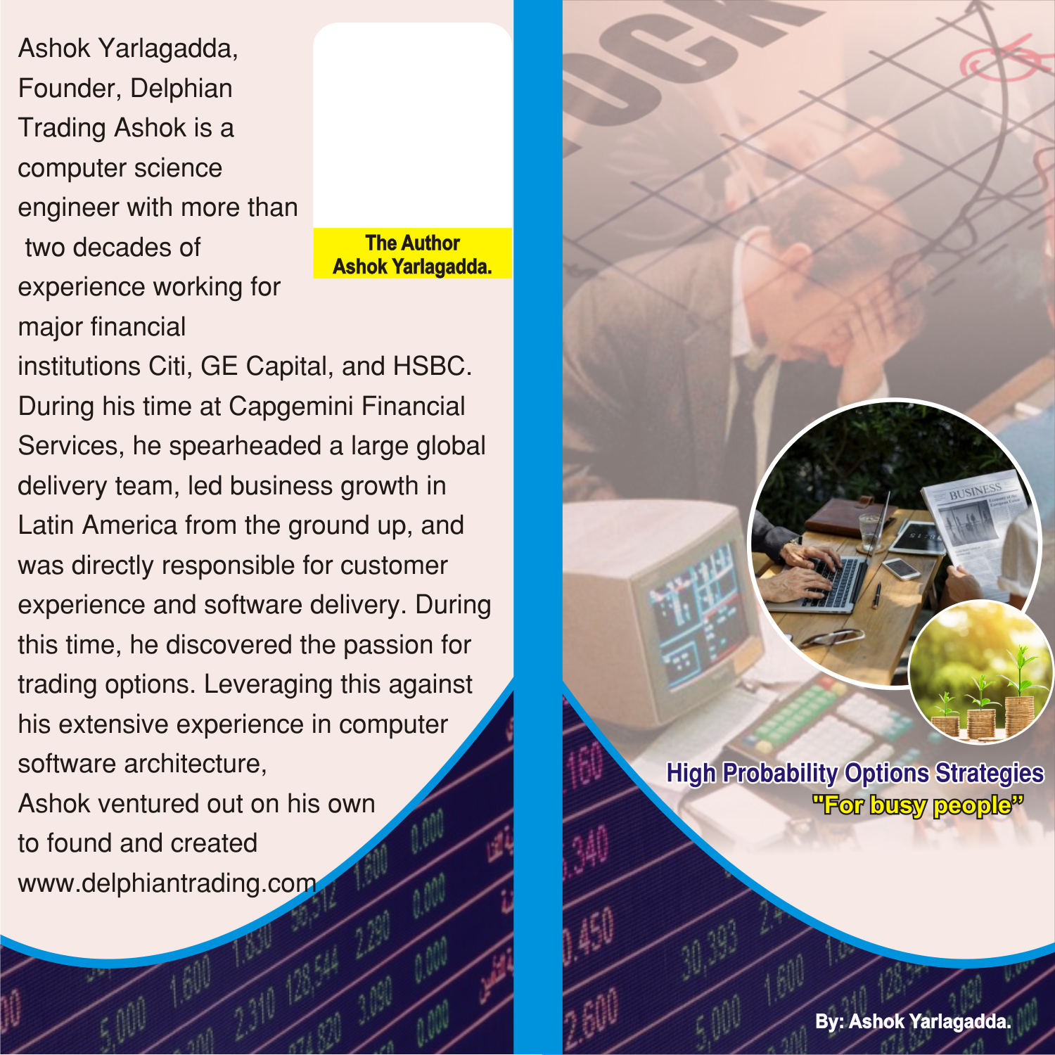 Book Cover Design by JaredgraphiX for Delphian Trading | Design #19024367