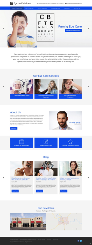 Web Design by pb for Eye+Wellness | Design: #18944831