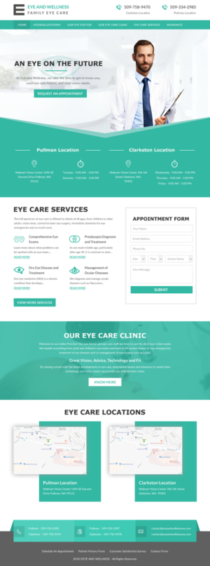 Web Design by rightway for Eye+Wellness | Design: #18961382