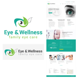 Web-Design von primarydesigner2k9 für Eye+Wellness | Design #18965378