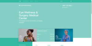 Web-Design von StevenPowers für Eye+Wellness | Design #18949128