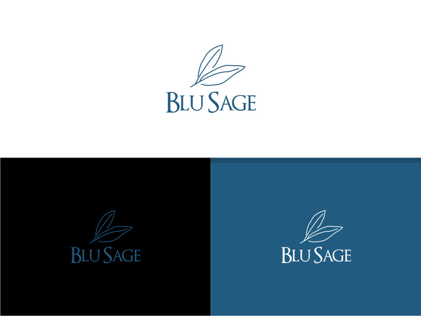 Logo Design by Atvento Graphics for Blu Sage | Design #18948837