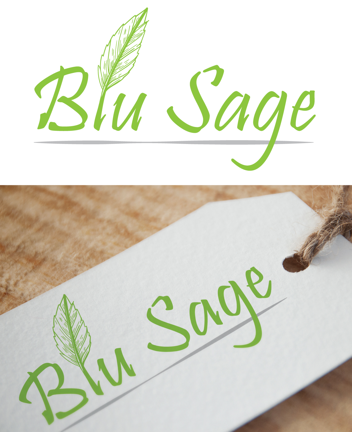 Logo Design by greatmana for Blu Sage | Design #18975403