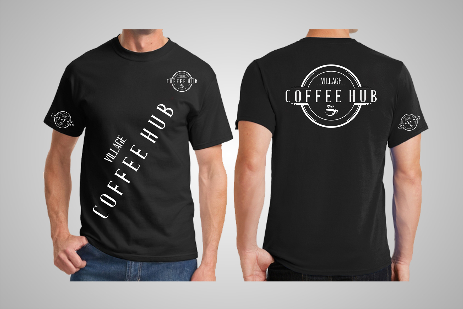 T-shirt Design by SKYdesign for Village Coffee Hub  | Design #18968712