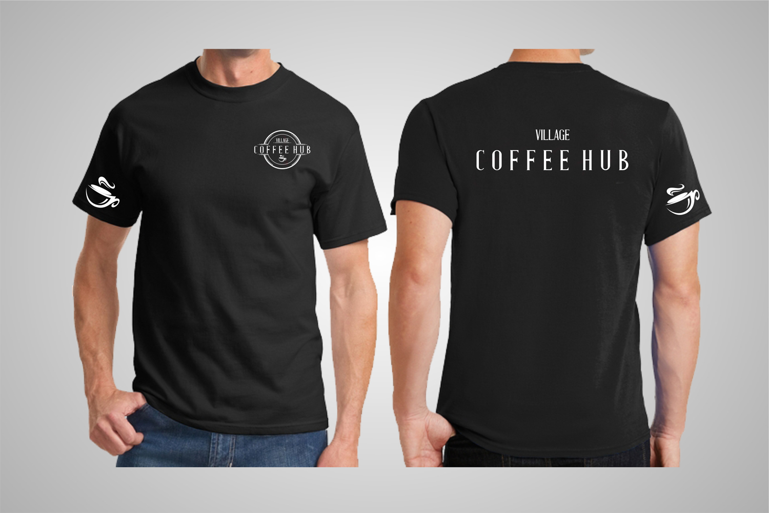 T-shirt Design by SKYdesign for Village Coffee Hub  | Design #18968716