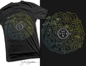 Diseño de Camiseta por Zhor Signatures para Village Coffee Hub  | Diseño #18967305
