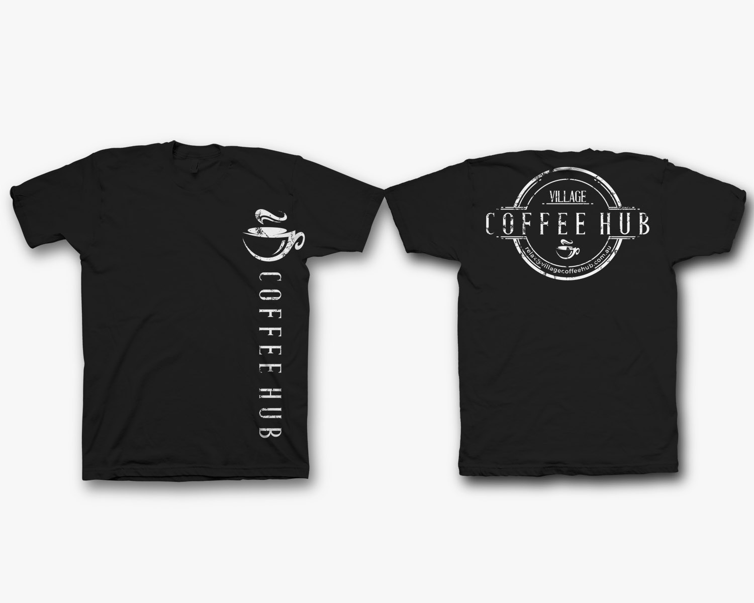 T-shirt Design by saka.aleksandar for Village Coffee Hub  | Design: #18949316