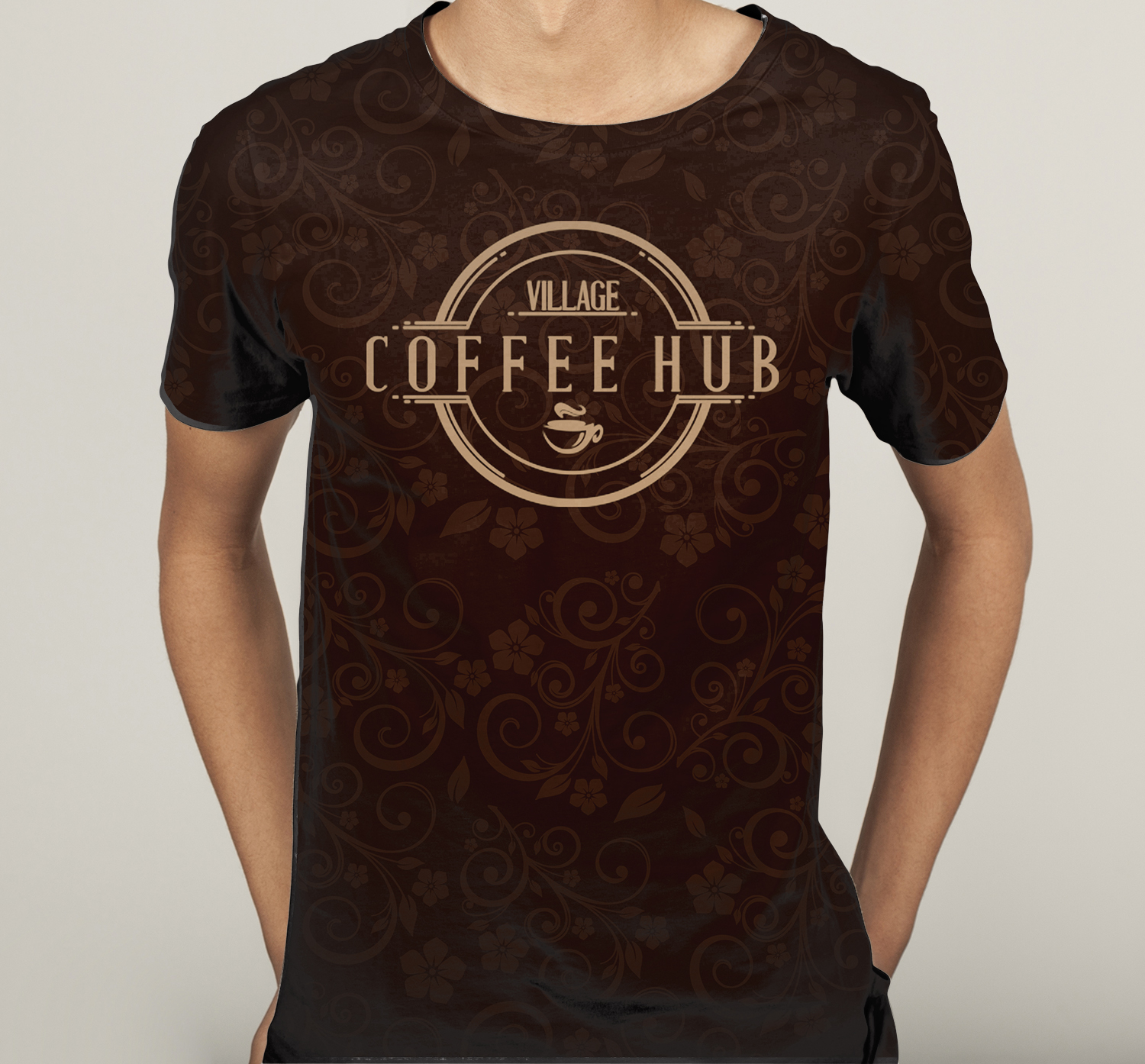 T-shirt Design by Kareem Afifi for Village Coffee Hub  | Design #18945065