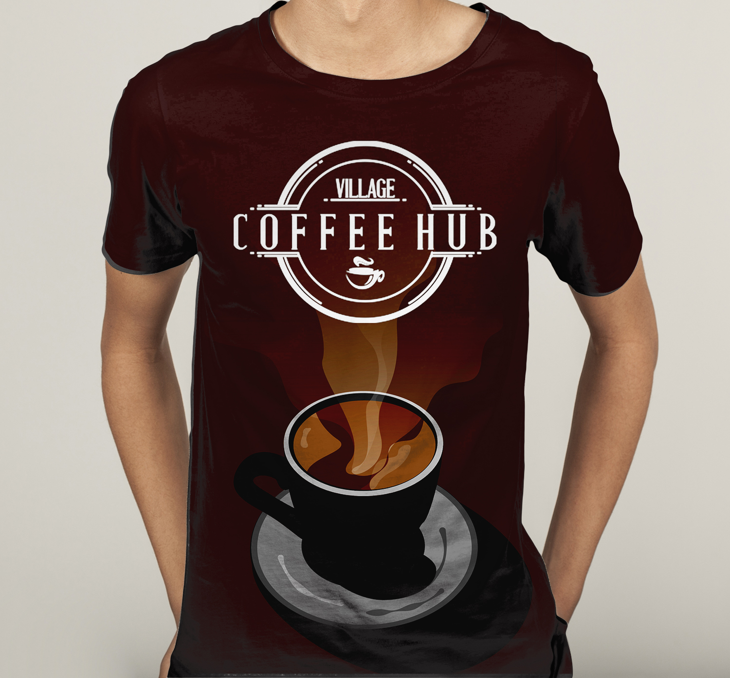 T-shirt Design by Kareem Afifi for Village Coffee Hub  | Design #18945084