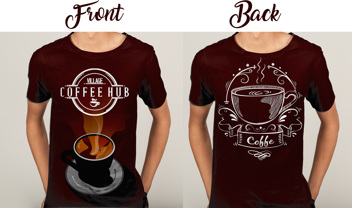 T-shirt Design by Kareem Afifi for Village Coffee Hub  | Design #18945298