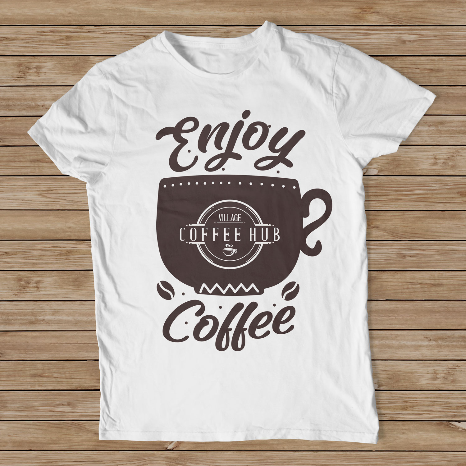 T-shirt Design by Hoang Le for Village Coffee Hub  | Design #18944701
