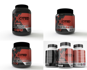 Xcited Sports Nutrition Brand needs a Packaging label | Label Design by Shark1