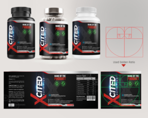Label Design by SAI DESIGNS for Xcited Nutrition | Design #18971602