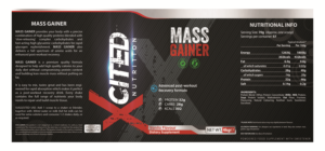 Diseño de Etiqueta por SAI DESIGNS para Xcited Nutrition | Diseño: #19069867